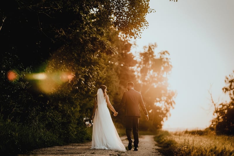 Bride and Groom Dancing