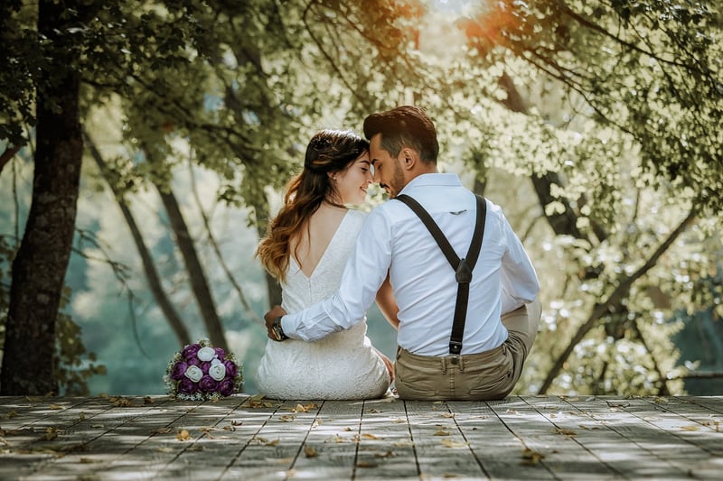 Wedding ceremony garden aisle